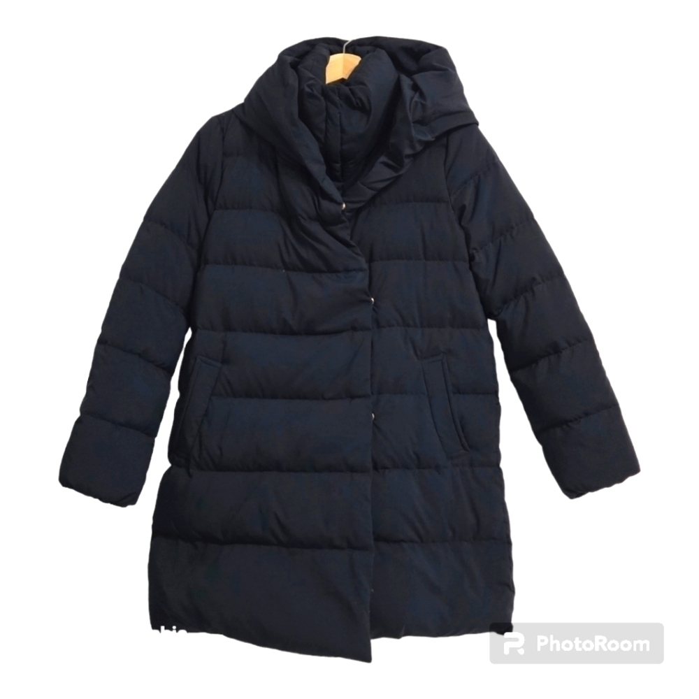 Zara Basic Down Black Puffer Jacket